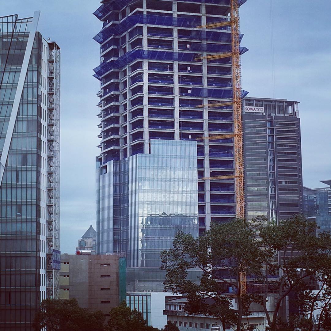 #Saigon Center start adding curtain walls. The final stage of the construction. #vietnam #gr #ricoh